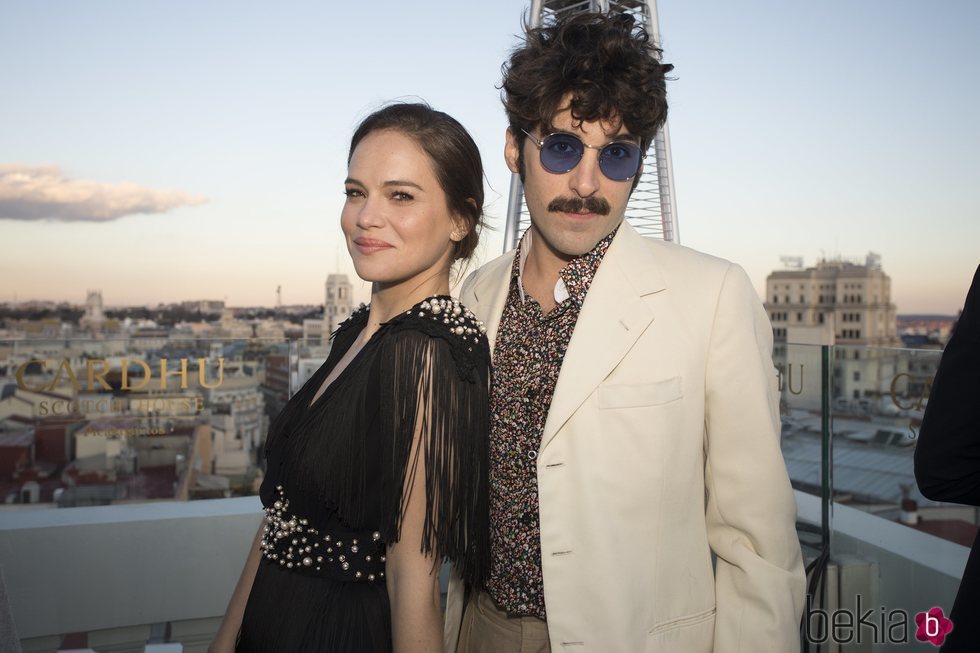 Luz Cipriota en la fiesta del cuarenta cumpelaños de Andrés Velencoso