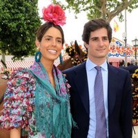 El Duque de Huéscar, Fernando Fitz-James, junto a Sofía Palazuelo en la Feria de Abril 2018