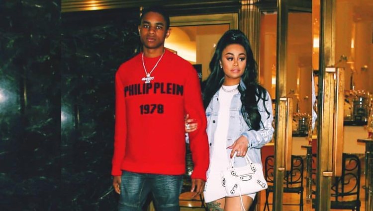Blac Chyna y su novio YBN Almighty Jay