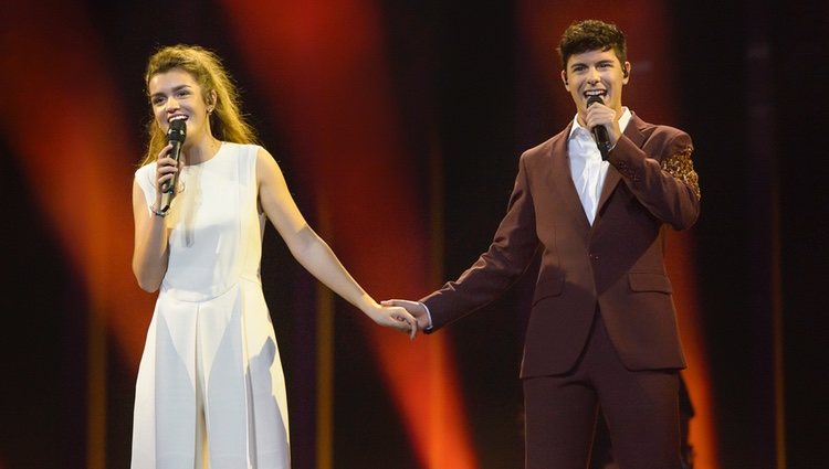 Amaia Romero y Alfred García ensayan de la mano para Eurovisión 2018