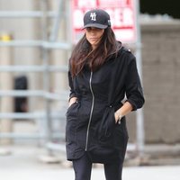 Meghan Markle muy seria en Toronto