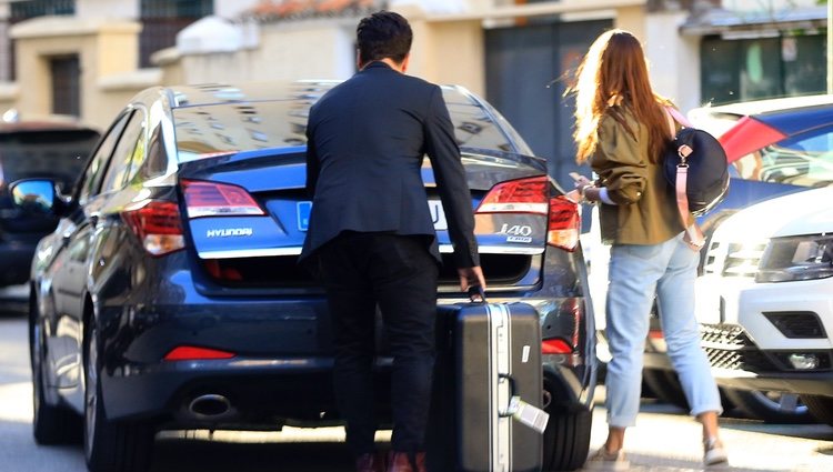 David Bustamante, muy caballeroso con Yana Olina