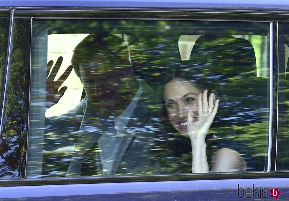 Harry y Meghan en su última imagen como solteros