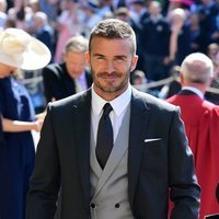 David Beckham en la boda del Príncipe Harry y Meghan Markle
