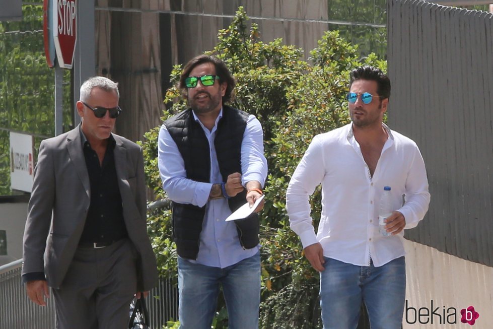David Bustamante acudiendo a los juzgados de Pozuelo de Alarcón