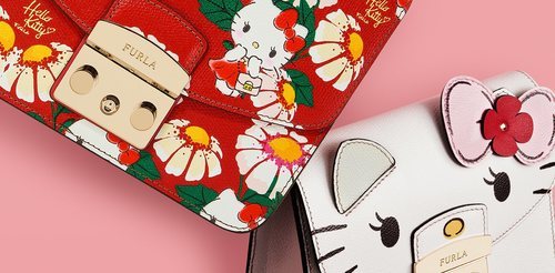 Furla reinventa su clásico modelo 'Metrópolis' en la colección de Hello Kitty