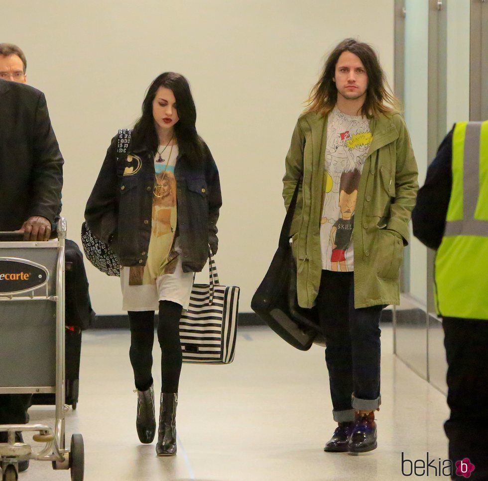 Frances Bean Cobain e Isaiah Silva cuando estaban juntos
