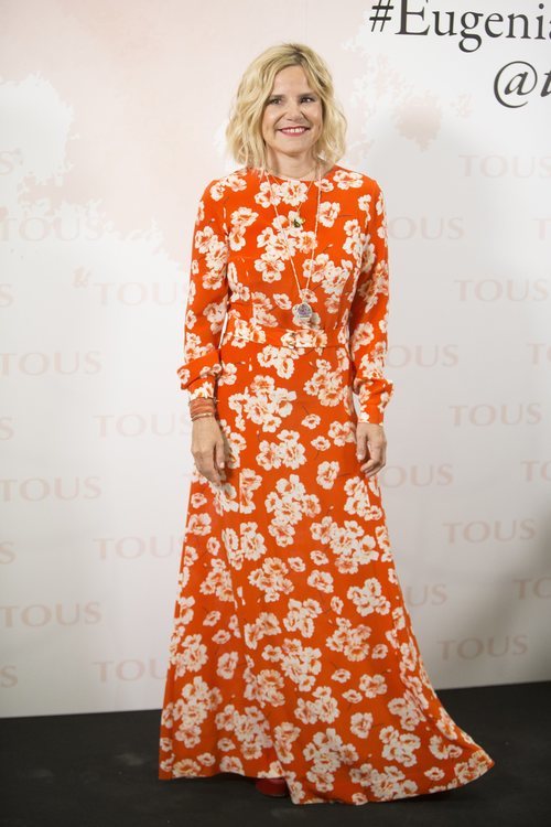 Eugenia Martínez de Irujo con un vestido de Dolores Promesas en la presentación de su colección de joyas para Tous