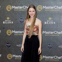 Alicia Cao en la inauguración del restaurante de 'MasterChef' en Madrid