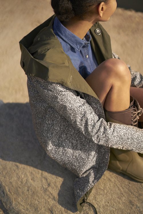 Parka 'Printed Prescott' verde de la colección primavera/verano 2018 de Woolrich