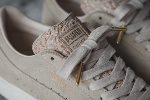 Detalle del relieve de la nueva zapatilla 'Suede' #ForAllTime
