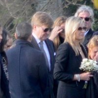 Los reyes Máxima y Guillermo Alejandro de Holanda, en el funeral de Inés Zorreguieta
