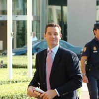 Iñaki Urdangarin tras el nacimiento de su hija Irene