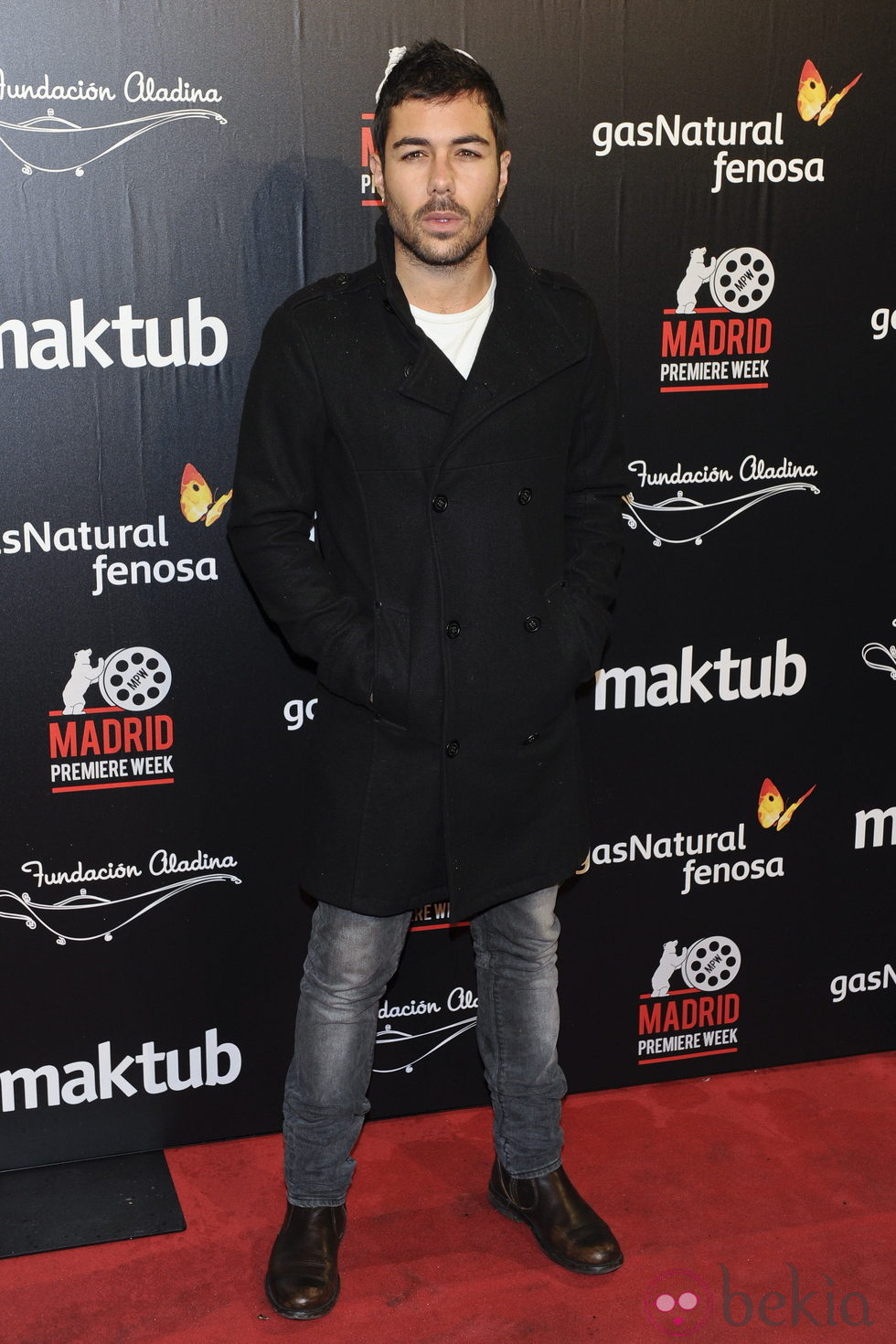 David Seijo en el estreno de 'Maktub'