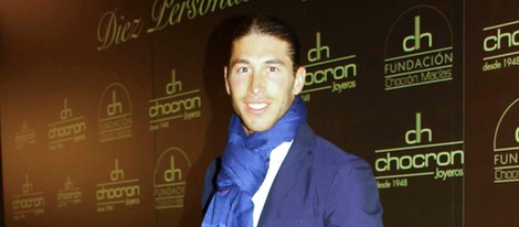 Sergio Ramos en la presentación del nuevo catálogo de Chocrón