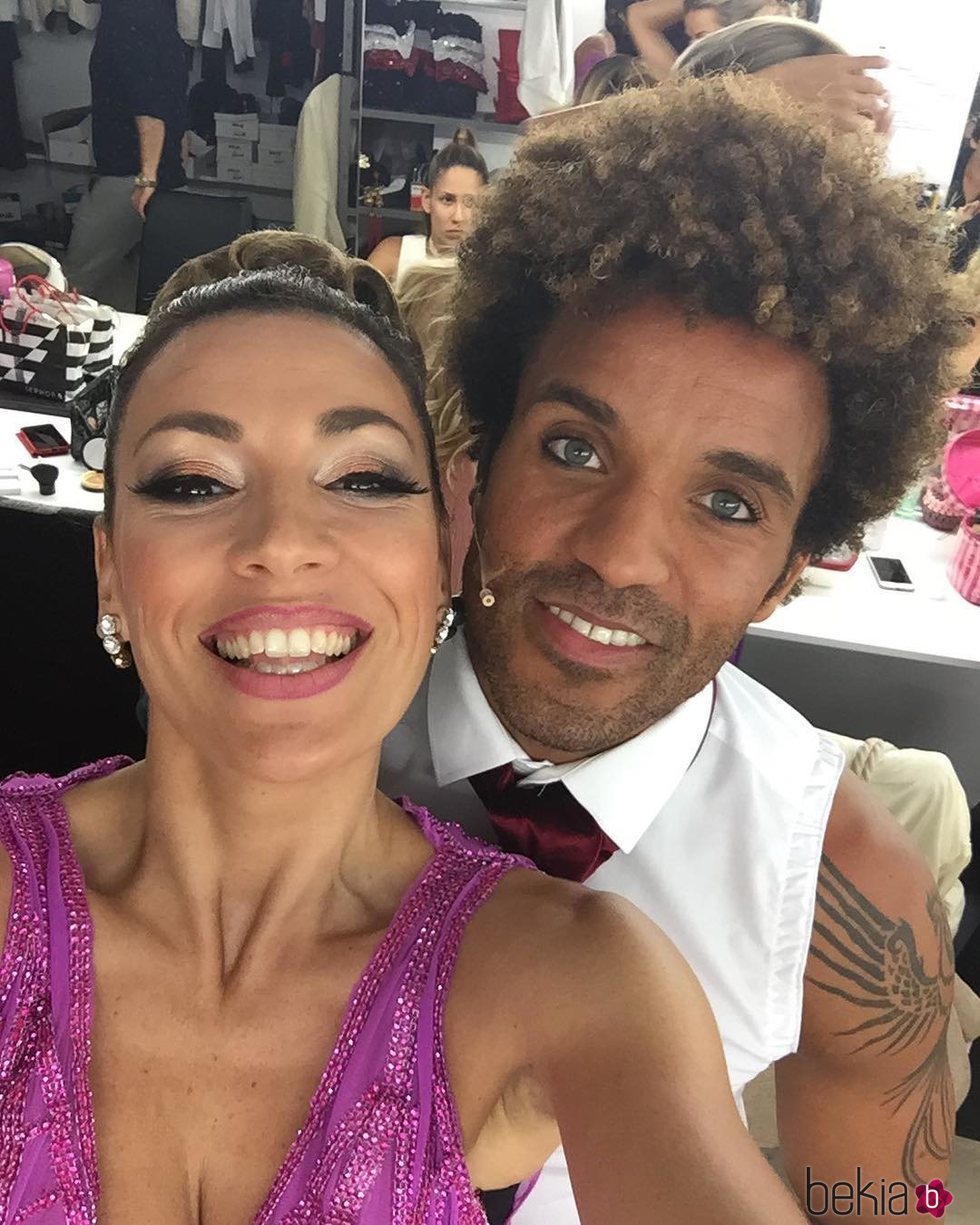 Edu del Prado en el camerino de Teatro Marbella antes de una actuación