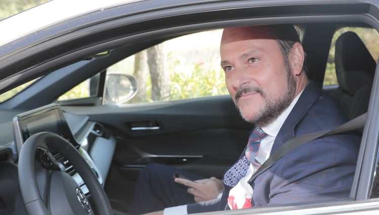 Nacho Montes llegando a la boda de Diego Matamoros y Estela Grande