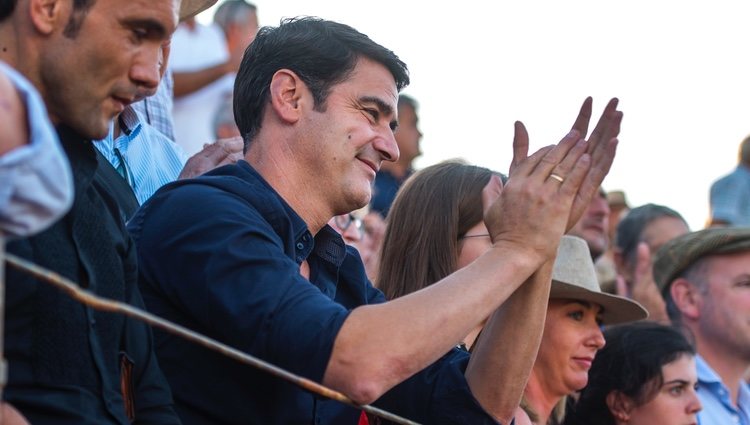 Jesulín de Ubrique durante la corrida de su hermano Victor Janeiro