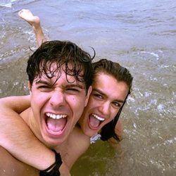 Amaia y Alfred disfrutan de unos días de descanso en la playa
