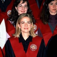La Infanta Cristina en la graduación de estudiantes de la Universidad Complutense