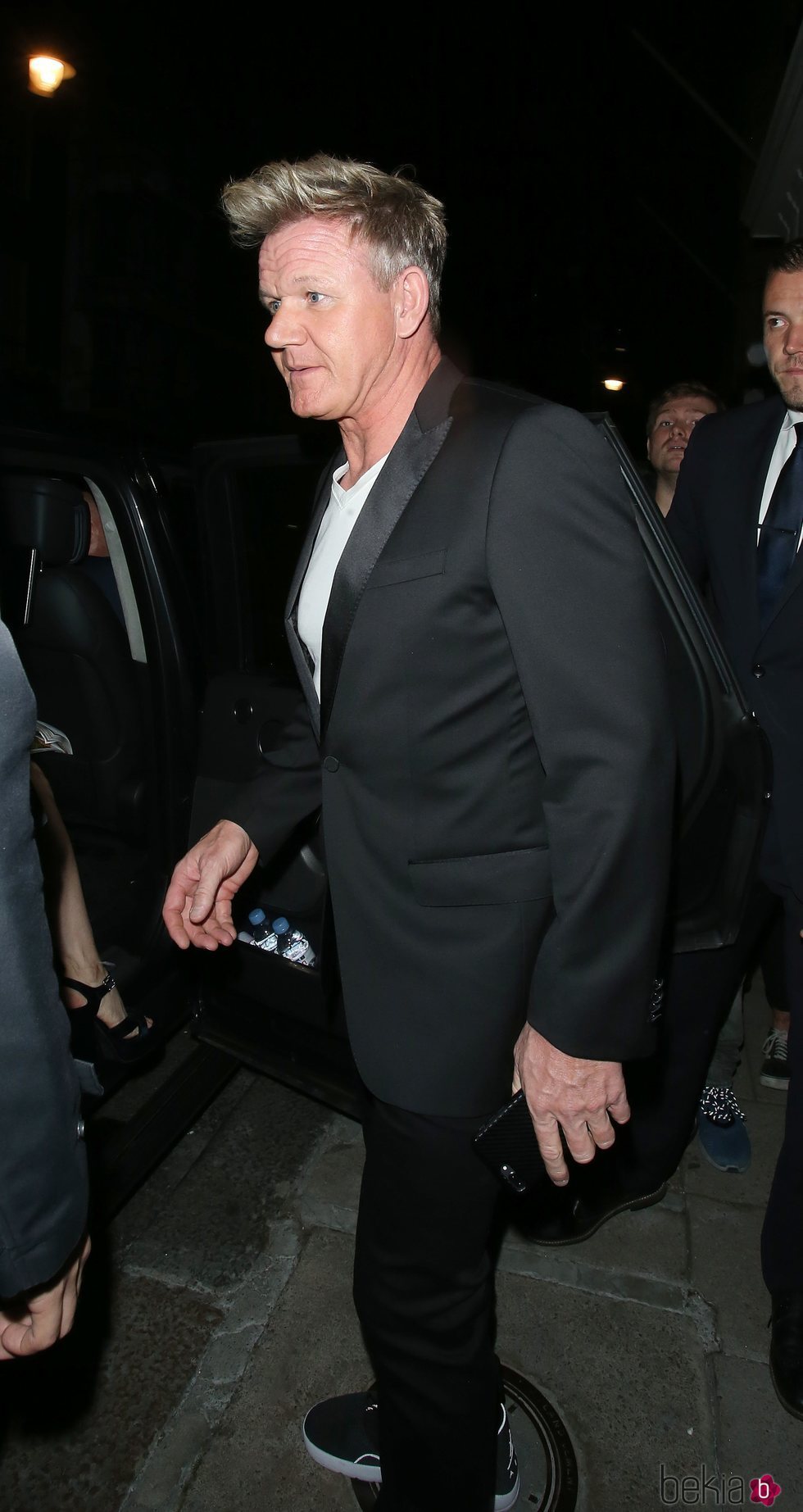 Gordon Ramsay en la fiesta del décimo aniversario de Victoria Beckham en la moda