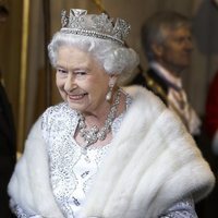 Isabel II en la apertura anual del Parlamento Británico en 2013