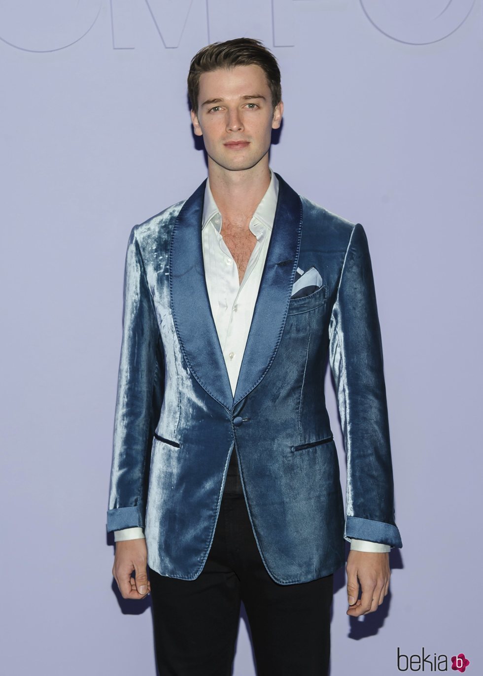 Patrick Schwarzenegger en el desfile de Tom Ford