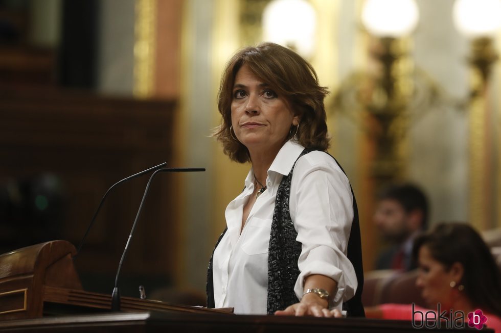 Dolores Delgado en el Parlamento