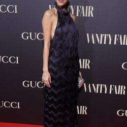 Sandra Gago en la alfombra de la fiesta de Vanity Fair 2018