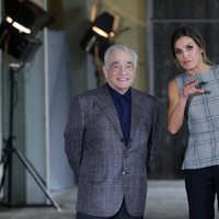 La Reina Letizia y Martin Scorsese en Oviedo