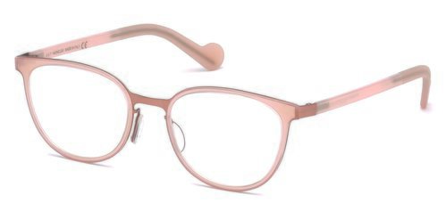 Gafas cuadradas rosa palo de Marcolin Moncler otoño/invierno 2018