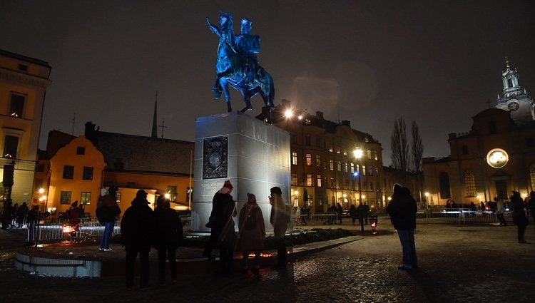 Estatua ecuestre de Carlos XIV Juan de Suecia en Estocolmo