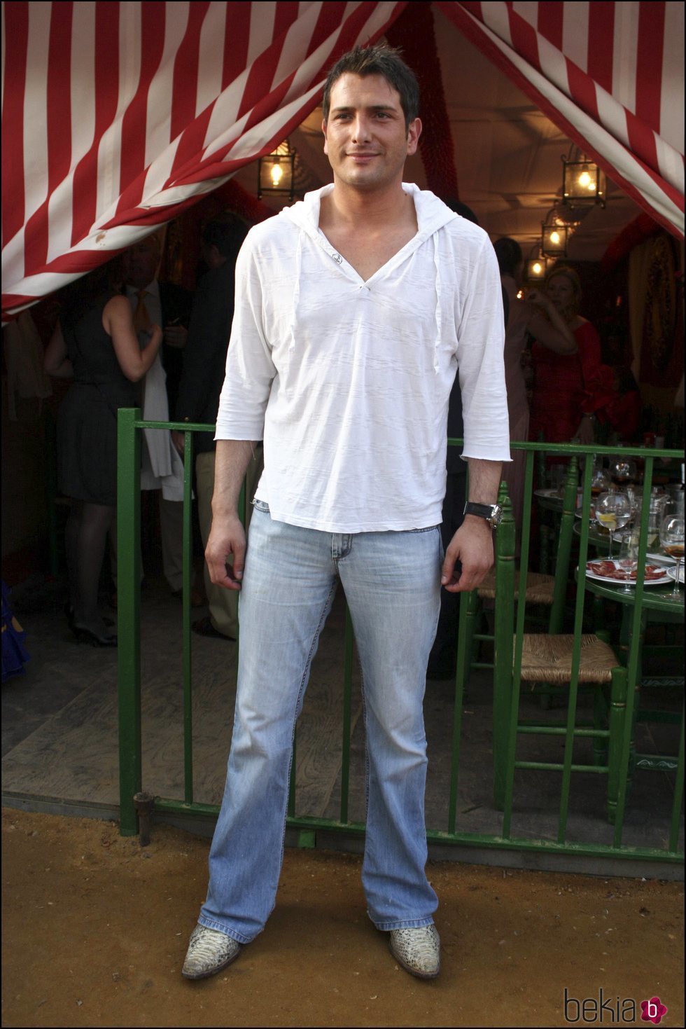Iván Madrazo en la Feria de Abril de Sevilla