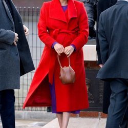 Meghan Markle durante un acto públio en Birkenhead