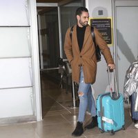 Chabelita Pantoja y Asraf Beno en el aeropuerto tras su escapada romántica