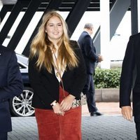 Amalia de Holanda en el Concurso de Saltos de Amsterdam