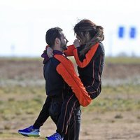 Asraf Beno y Chabelita Pantoja se abrazan con cariño