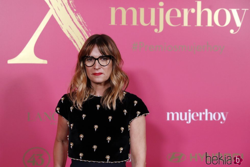 Noemí Galera, sonriente en los premios Mujer Hoy