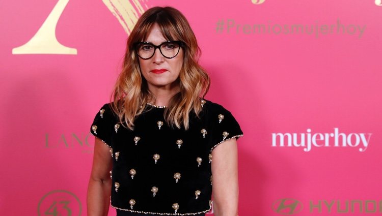 Noemí Galera, sonriente en los premios Mujer Hoy