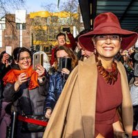 Máxima de Holanda acude a inaugurar una exposición de Basquiat en el Museo SCHUNK