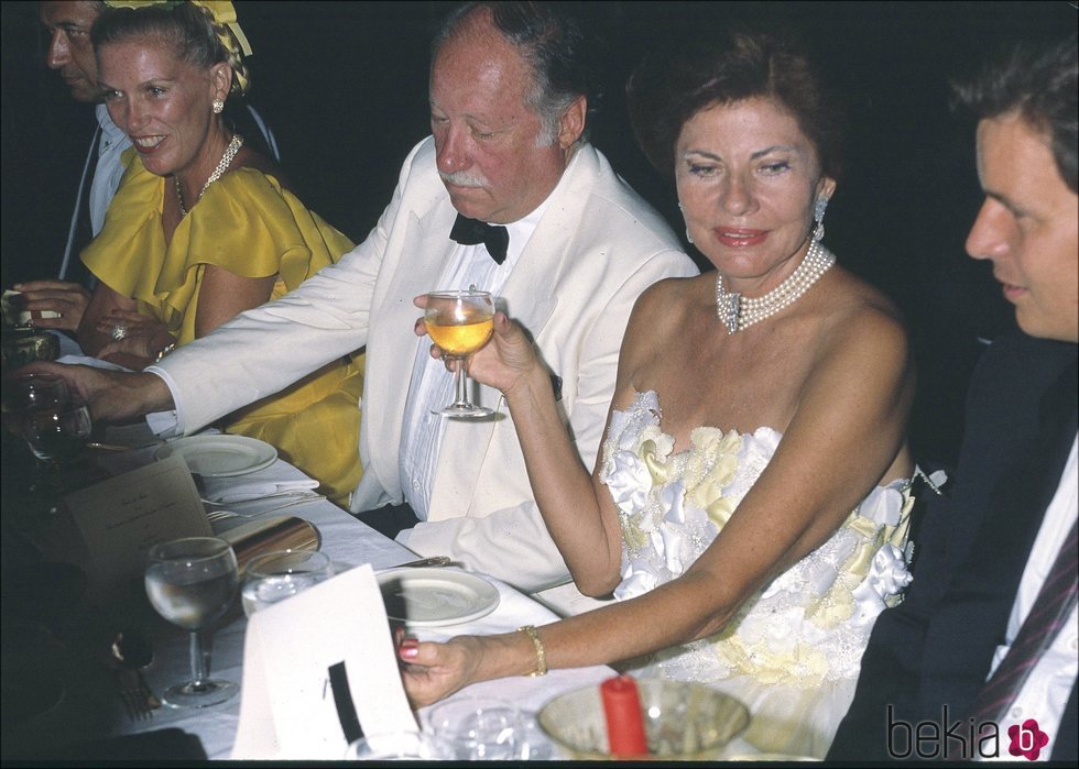 Soraya de Irán en una fiesta en Marbella
