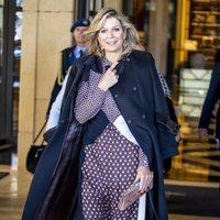 Máxima de Holanda durante su visita a Jordania como representante de la ONU