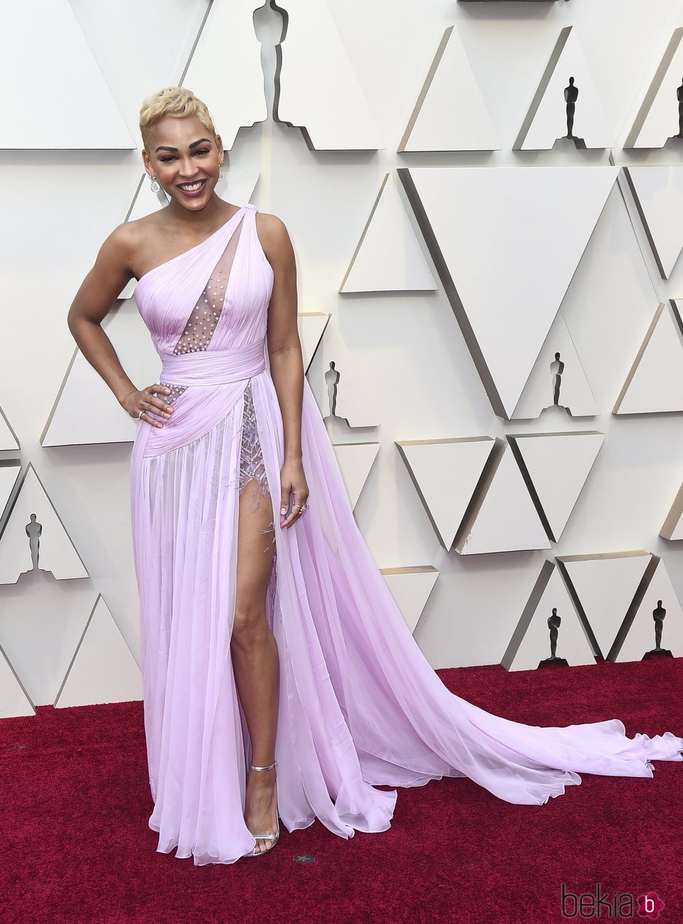 Meagan Good en la alfombra roja de los Premios Oscar 2019
