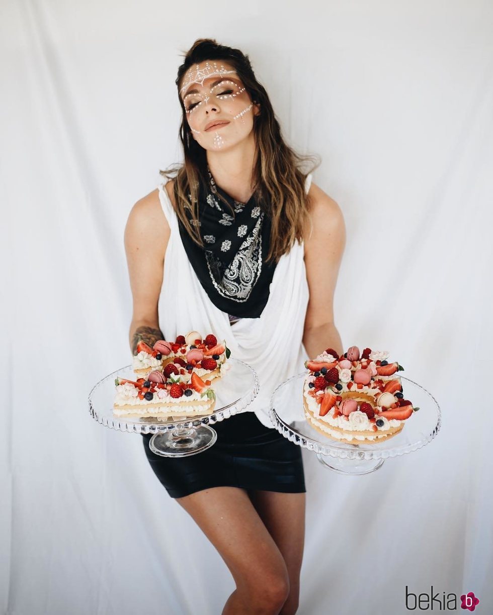 Laura Matamoros celebrando su 26 cumpleaños