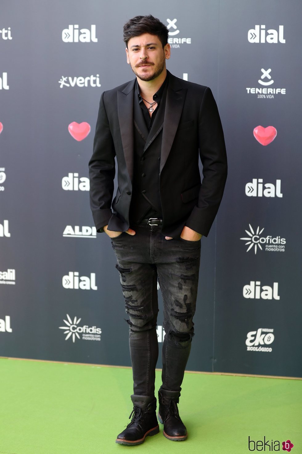 Cepeda en los Premios Cadena Dial 2019 en Tenerife