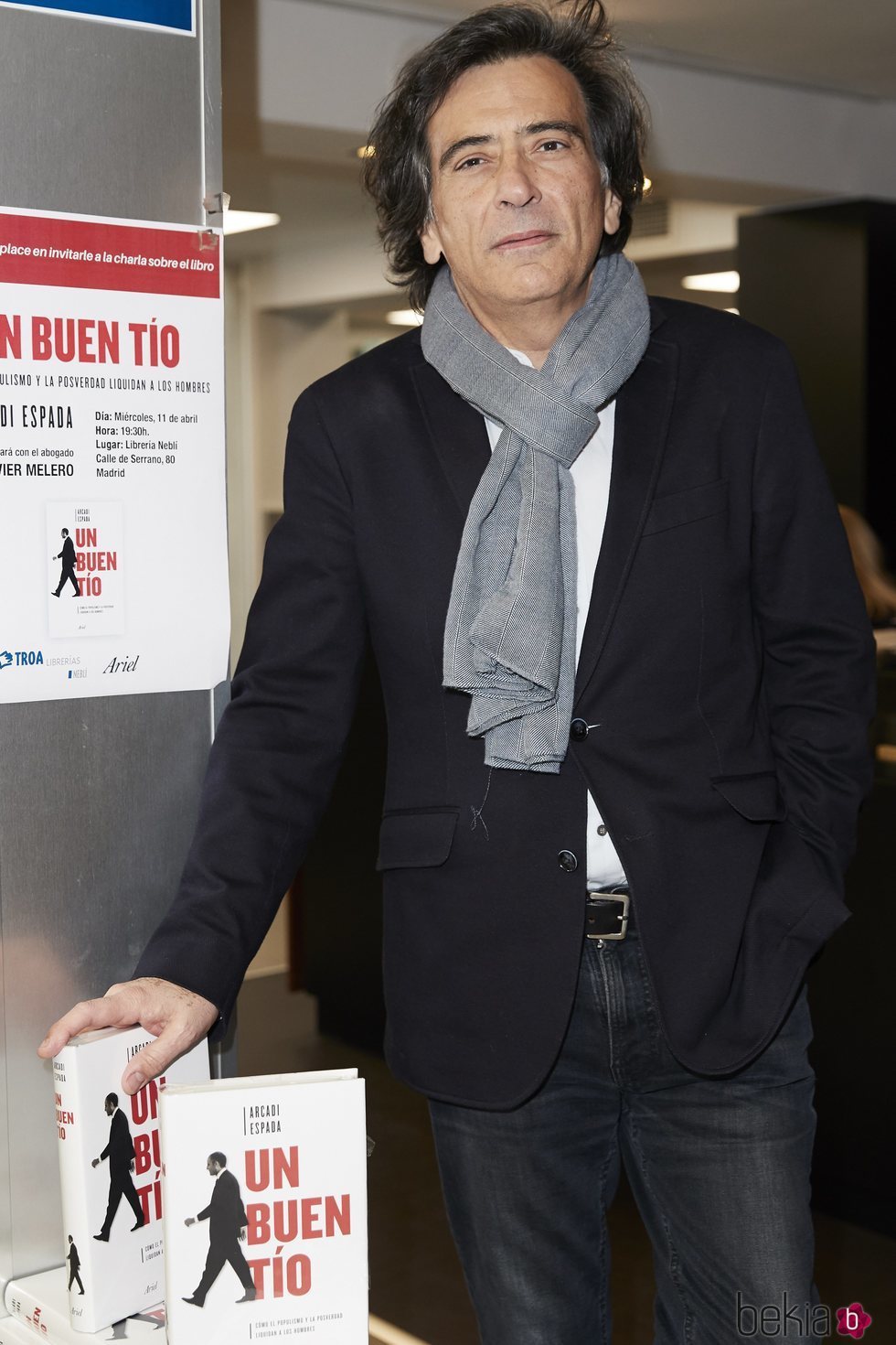 Arcadi Espada en la presentación de su libro