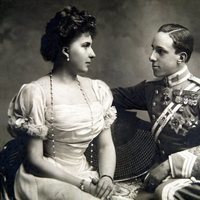 Alfonso XIII y Victoria Eugenia de Battenberg