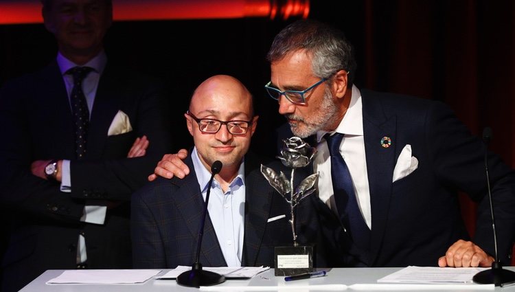 Jesus Vidal y Javier Fesser en los Premios Sant Jordi 2019