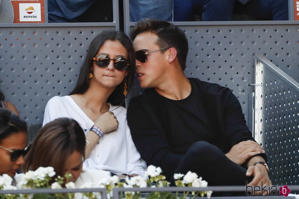 Victoria Federica y Gonzalo Caballero en Master de tenis 2019