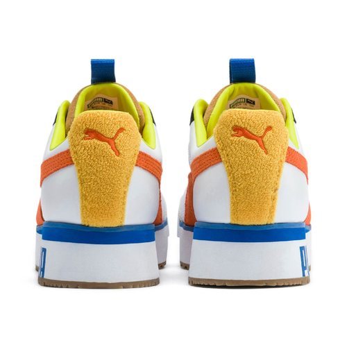 Parte posterior de las clásicas zapatillas Roma de la firma Puma